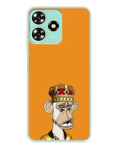 Чехол для ZTE Blade A73 с картинкой «Золотая обезьяна Bored Ape» Чехол для ZTE Blade A73 с картинкой «Золотая обезьяна Bored Ape»