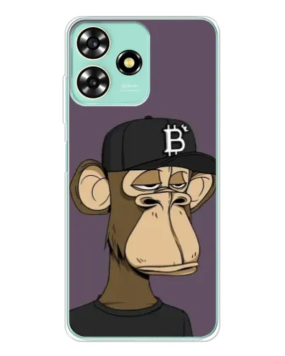 Чехол для ZTE Blade A73 с картинкой «Bored Ape в кепке» Чехол для ZTE Blade A73 с картинкой «Bored Ape в кепке»