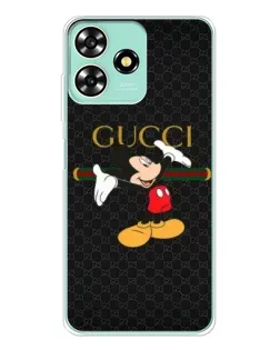 Чехол для ZTE Blade A73 с картинкой «Микки Маус Gucci»