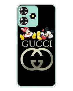 Чехол для ZTE Blade A73 с картинкой «Gucci — герои Disney»