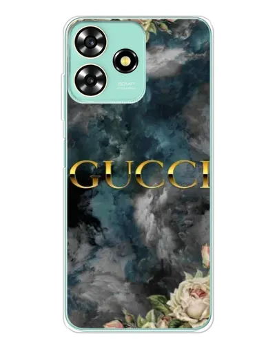 Чехол для ZTE Blade A73 с картинкой «Абстрактные цветы Gucci» Чехол для ZTE Blade A73 с картинкой «Абстрактные цветы Gucci»