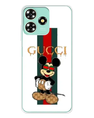 Чехол для ZTE Blade A73 с картинкой «Микки Маус Gucci — полосы» Чехол для ZTE Blade A73 с картинкой «Микки Маус Gucci — полосы»