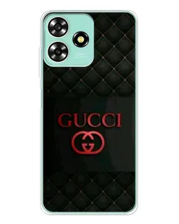 Чехол для ZTE Blade A73 с картинкой «Gucci — стеганый черный»