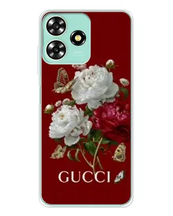 Чехол для ZTE Blade A73 с картинкой «Gucci —  сад»