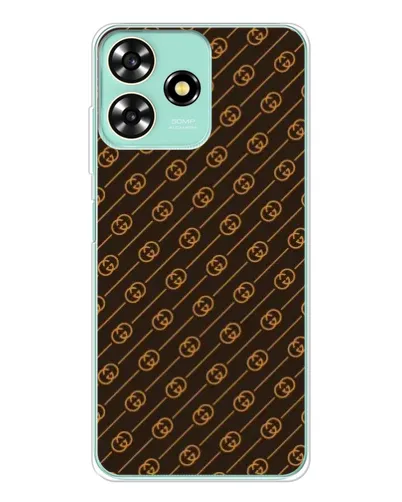 Чехол для ZTE Blade A73 с картинкой «Gucci — золотые диагонали» Чехол для ZTE Blade A73 с картинкой «Gucci — золотые диагонали»