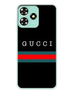 Чехол для ZTE Blade A73 с картинкой «Gucci — красный пояс»