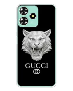 Чехол для ZTE Blade A73 с картинкой «Gucci — серебряный лев» Чехол для ZTE Blade A73 с картинкой «Gucci — серебряный лев»