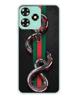 Чехол для ZTE Blade A73 с картинкой «Gucci — змея на полосе» Чехол для ZTE Blade A73 с картинкой «Gucci — змея на полосе»