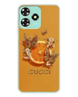 Чехол для ZTE Blade A73 с картинкой «Gucci — золотые бабочки» Чехол для ZTE Blade A73 с картинкой «Gucci — золотые бабочки»