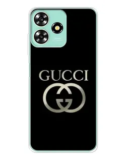 Чехол для ZTE Blade A73 с картинкой «Gucci — золото на черном» Чехол для ZTE Blade A73 с картинкой «Gucci — золото на черном»