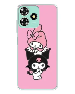 Чохол для ZTE Blade A73 з картинкою «My Melody та Kuromi»