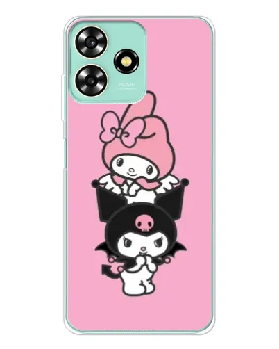 Чохол для ZTE Blade A73 з картинкою «My Melody та Kuromi»