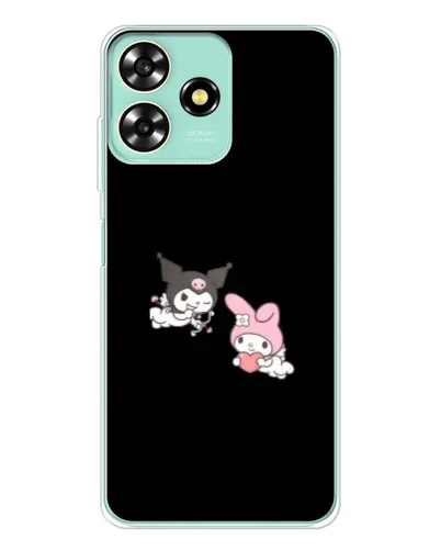 Чохол для ZTE Blade A73 з картинкою «My Melody та Kuromi»
