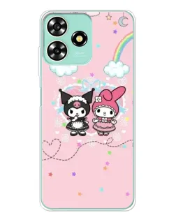 Чохол для ZTE Blade A73 з картинкою «My Melody та Kuromi»