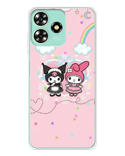 Чохол для ZTE Blade A73 з картинкою «My Melody та Kuromi»