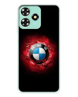 Чехол для ZTE Blade A73 с картинкой «Логотип BMW — вспышка»
