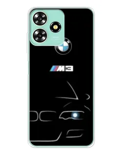 Чехол для ZTE Blade A73 с картинкой «Минималистичный принт BMW M3»