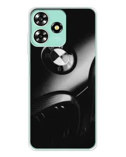 Чехол для ZTE Blade A73 с картинкой «Эмблема BMW — макро»