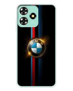 Чехол для ZTE Blade A73 с картинкой «BMW M-Power неон»