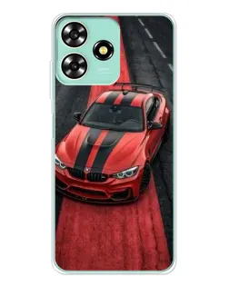 Чехол для ZTE Blade A73 с картинкой «BMW на красной дорожке»