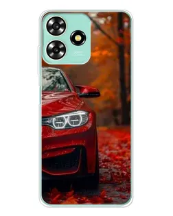 Чехол для ZTE Blade A73 с картинкой «Осенняя BMW M4»