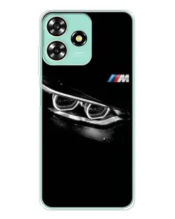 Чехол для ZTE Blade A73 с картинкой «BMW — взгляд тигра»