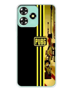 Чехол для ZTE Blade A73 с картинкой «PUBG — камуфляжный шлем»