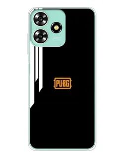Чехол для ZTE Blade A73 с картинкой «PUBG — вертикальные линии»