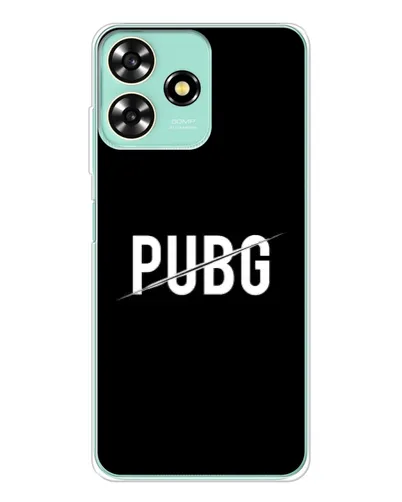 Чехол для ZTE Blade A73 с картинкой «PUBG — белый логотип» Чехол для ZTE Blade A73 с картинкой «PUBG — белый логотип»