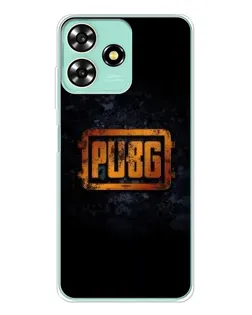 Чехол для ZTE Blade A73 с картинкой «PUBG — золотой логотип»