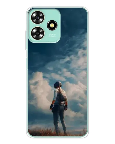 Чехол для ZTE Blade A73 с картинкой «Герой PUBG на скале» Чехол для ZTE Blade A73 с картинкой «Герой PUBG на скале»