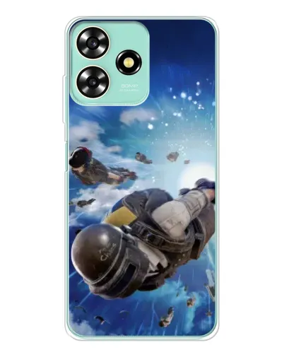 Чехол для ZTE Blade A73 с картинкой «Десант PUBG — прыжок» Чехол для ZTE Blade A73 с картинкой «Десант PUBG — прыжок»