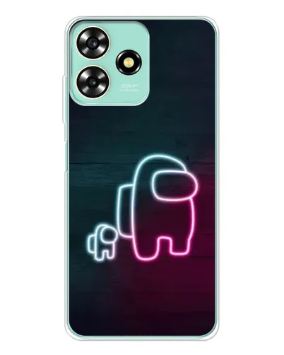 Чехол для ZTE Blade A73 с картинкой «Among Us неон-арт» Чехол для ZTE Blade A73 с картинкой «Among Us неон-арт»