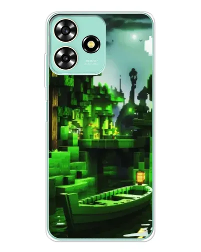 Чехол для ZTE Blade A73 с картинкой «Minecraft лесной пейзаж» Чехол для ZTE Blade A73 с картинкой «Minecraft лесной пейзаж»