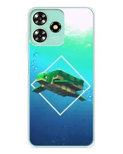 Чохол для ZTE Blade A73 з картинкою «Черепаха Minecraft» Чохол для ZTE Blade A73 з картинкою «Черепаха Minecraft»