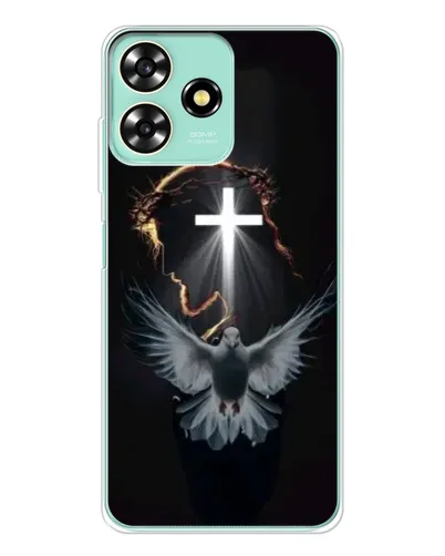 Чохол для ZTE Blade A73 з картинкою «Голуб та Світло»