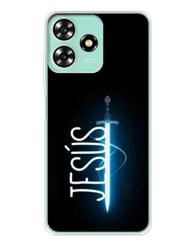 Чохол для ZTE Blade A73 з картинкою «Меч Духа Jesus»