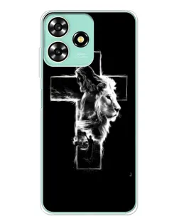 Чехол для ZTE Blade A73 с картинкой «Сияющий крест Jesus»