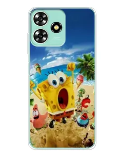 Чехол для ZTE Blade A73 с картинкой «Развлечения на пляже»