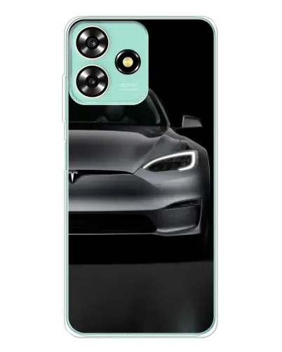Чехол для ZTE Blade A73 с картинкой «Tesla Model S Look»
