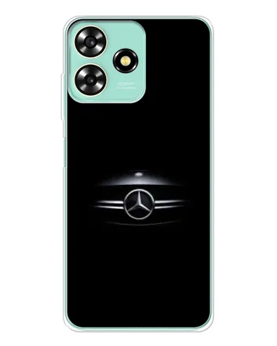 Чехол для ZTE Blade A73 с картинкой «Mercedes — абстрактные линии»