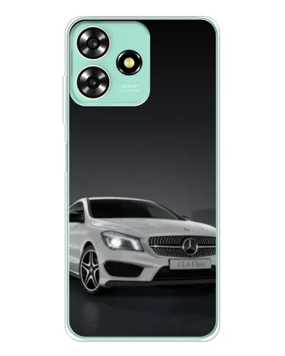 Чехол для ZTE Blade A73 с картинкой «Mercedes AMG GT Silver»