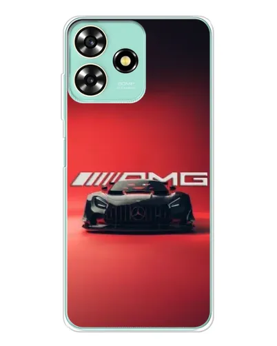 Чехол для ZTE Blade A73 с картинкой «Mercedes AMG — красная линия»