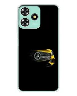 Чехол для ZTE Blade A73 с картинкой «Mercedes — ретро стиль»