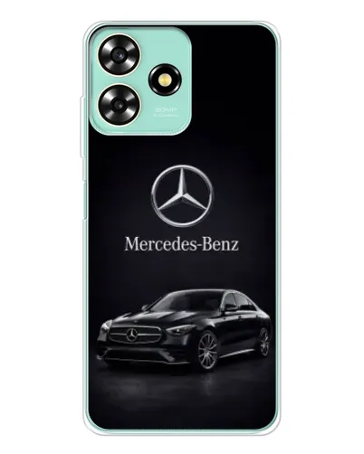 Чехол для ZTE Blade A73 с картинкой «Mercedes — решетка радиатора»