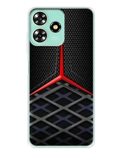 Чехол для ZTE Blade A73 с картинкой «Mercedes Carbon Grid»