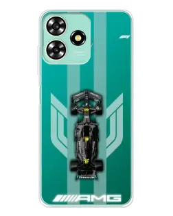 Чехол для ZTE Blade A73 с картинкой «Mercedes AMG Petronas»