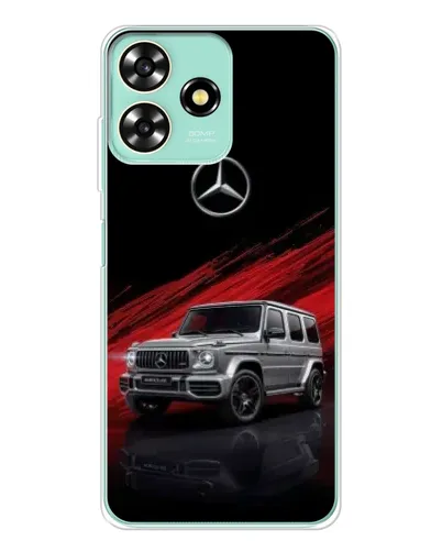 Чехол для ZTE Blade A73 с картинкой «Mercedes G-Class красный»