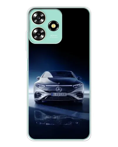 Чехол для ZTE Blade A73 с картинкой «Ночной Mercedes EQ»