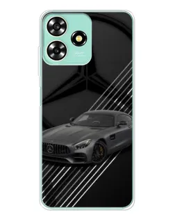 Чехол для ZTE Blade A73 с картинкой «Mercedes AMG — графика»